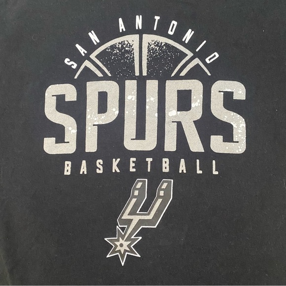San Antonio Spurs NBA Boy 7 Large Black Basketball Double Sided Print Youth - Picture 3 of 7
